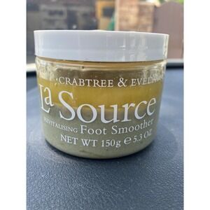 Vintage Crabtree & EVELYN La Source Revitalizing  Body Foot Scrub Smoother 5.3